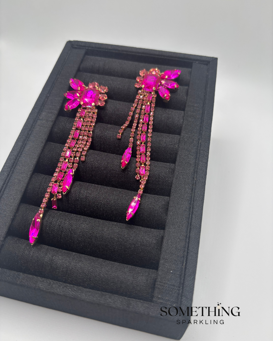Aretes Fushia