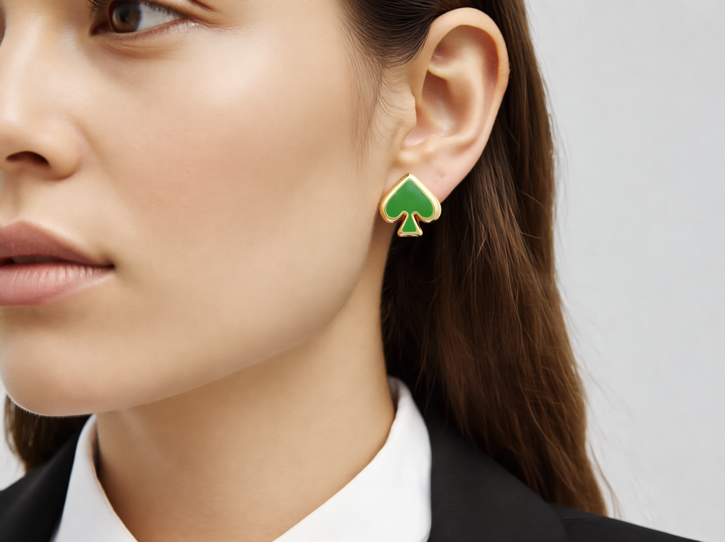Everyday Spade Studs - Green