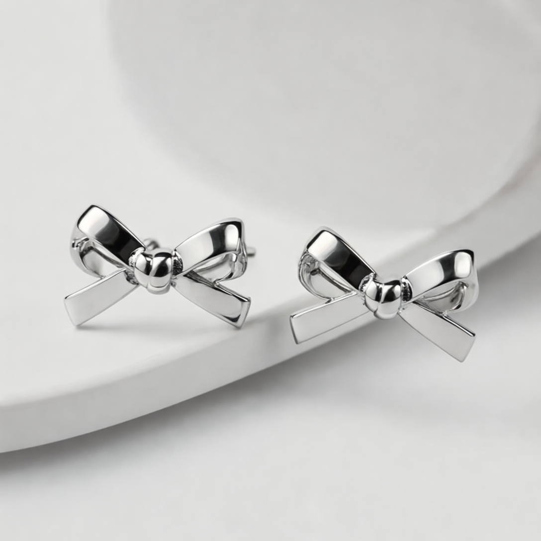 Skinny Mini Bow Studs