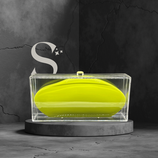 Cartera Acrilica Verde caña