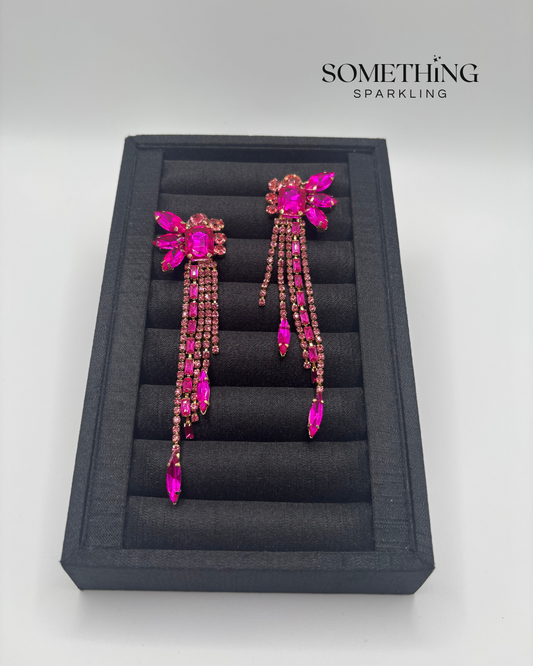Aretes Fushia