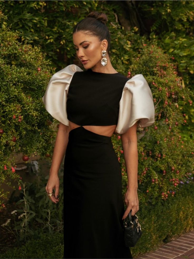 Vestido Effortless - black & white