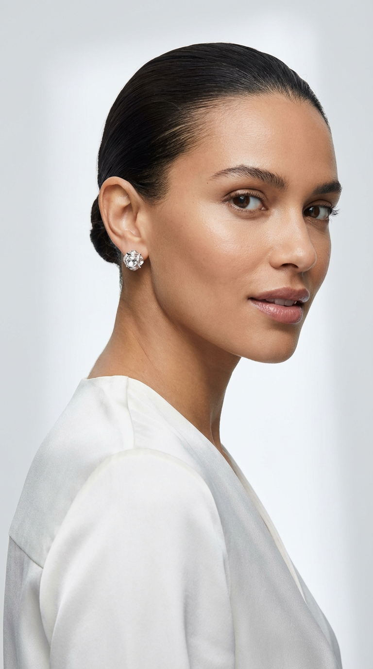 Lady Marmalade Studs - Silver