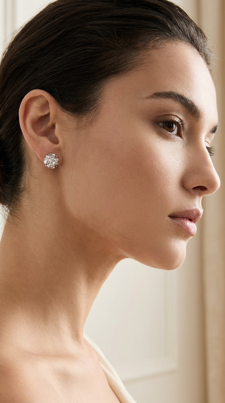 Lady Marmalade Studs - Silver