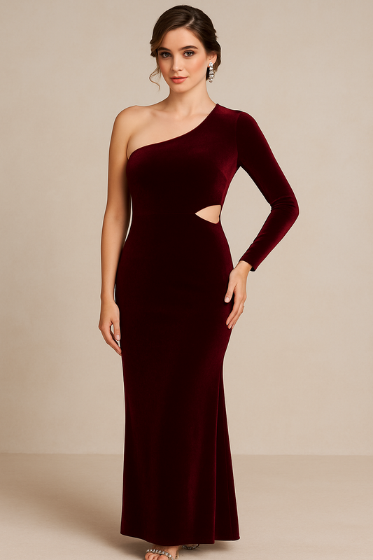 Vestido Effortless - Vino tinto