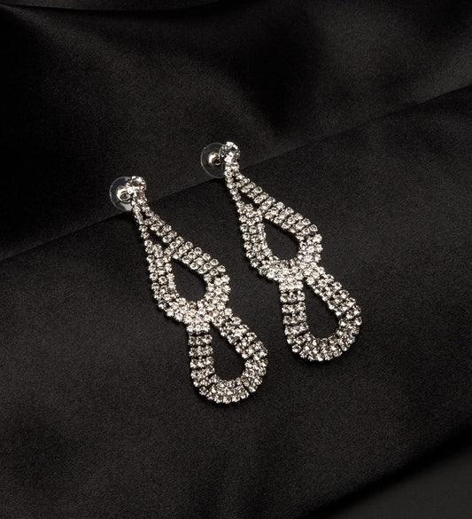Aretes Badgley Mishka Plateados