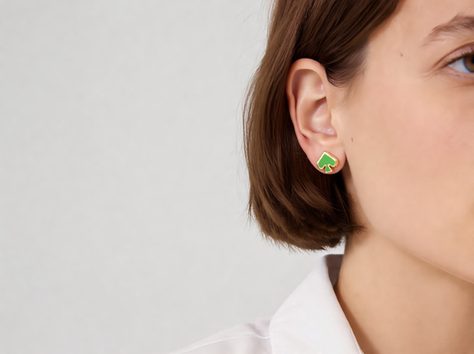 Everyday Spade Studs - Green