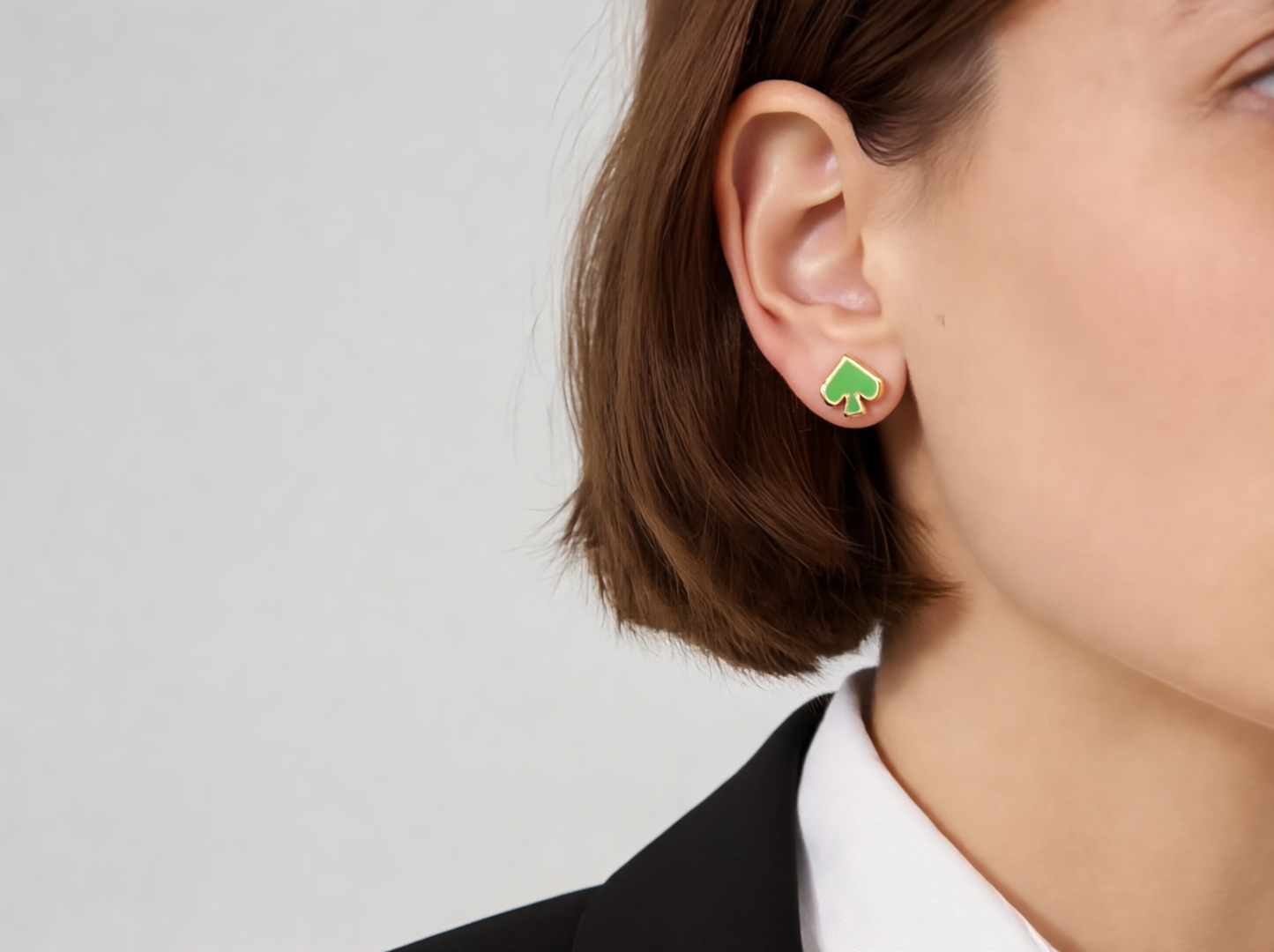 Everyday Spade Studs - Green