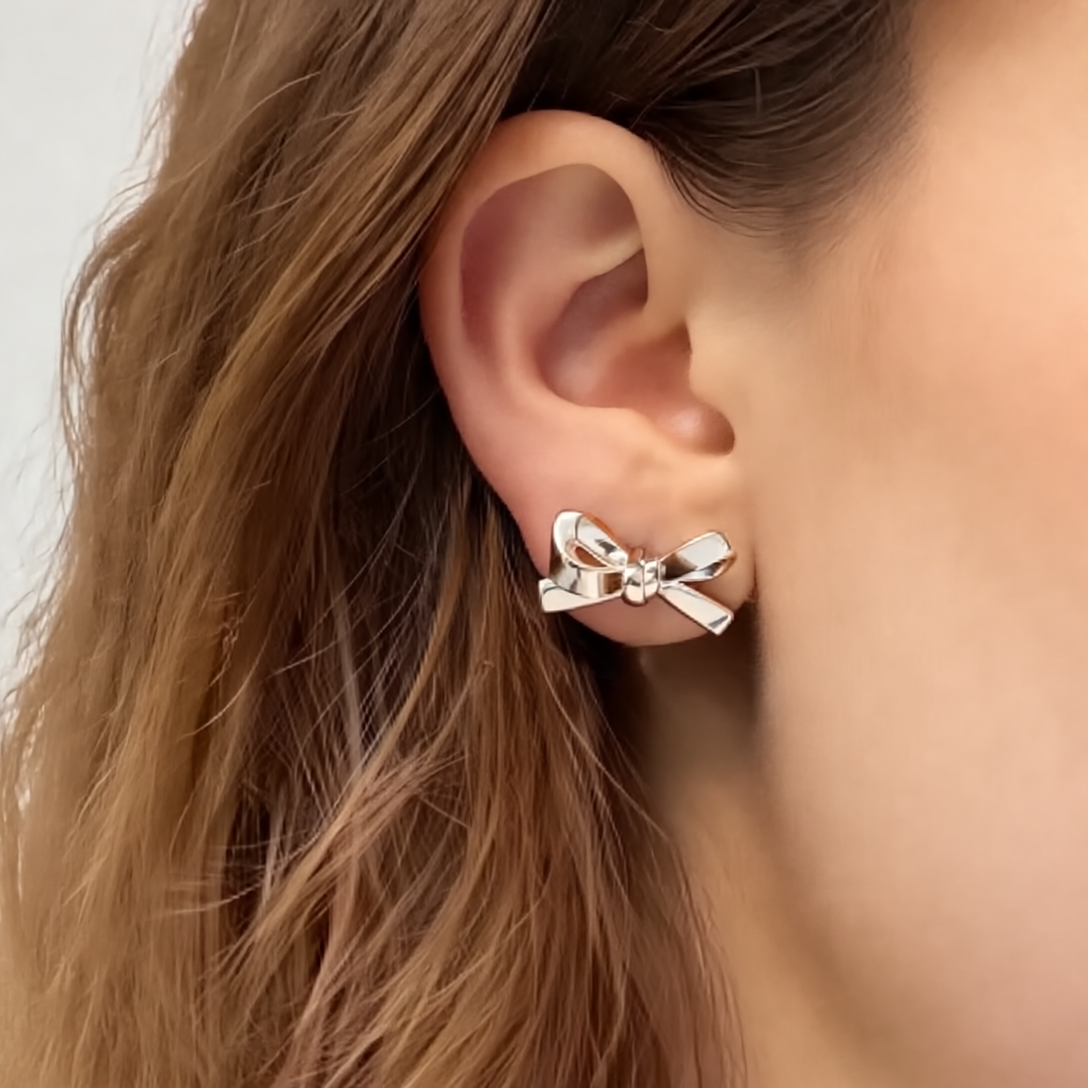 Skinny Mini Bow Studs