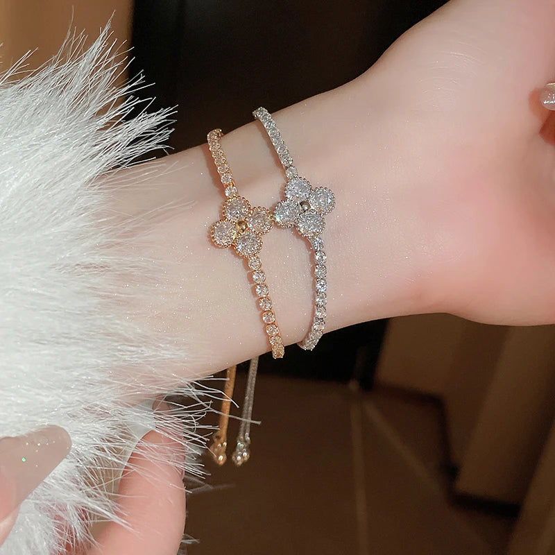 Brazalete con Trébol de la suerte