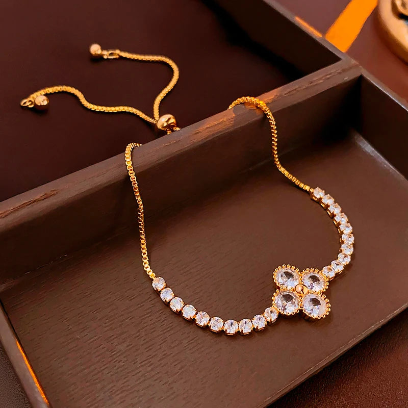 Brazalete con Trébol de la suerte