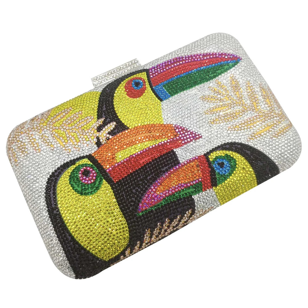 Clutch Tucan Silver